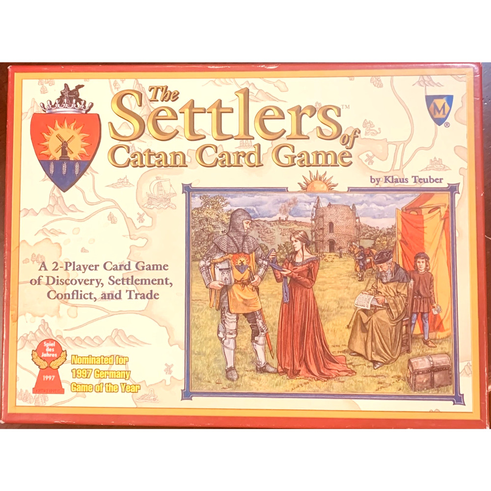 The Settlers of Catan Card Game 100% Complete 1998 Mayfair 485 Klaus Teuber EUC
